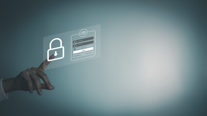 Verification of information with finger print by smart phone, Internet security, online financial...