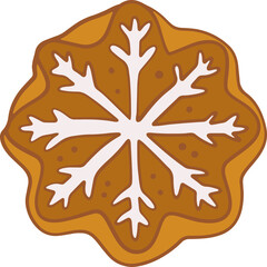  cookies, Christmas, cute snacks, cartoon illustrations