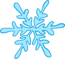 Christmas Snow Cute Card Illustration