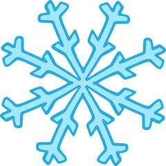 Christmas Snow Cute Card Illustration