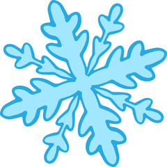 Christmas Snow Cute Card Illustration