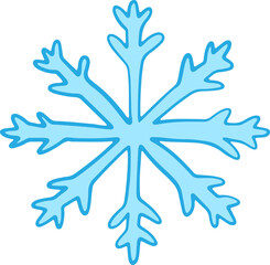 Christmas Snow Cute Card Illustration