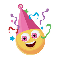 birthday emoji happy face
