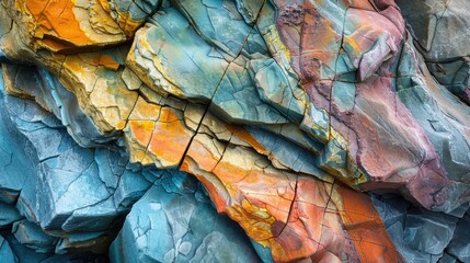 Vibrant rock pattern nature backdrop