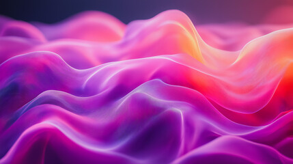 Fototapeta premium A purple and orange wave with a purple and orange background. The wave is very long and has a lot of detail