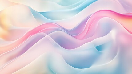 Soft, pastel abstract designs blending seamlessly into each other.