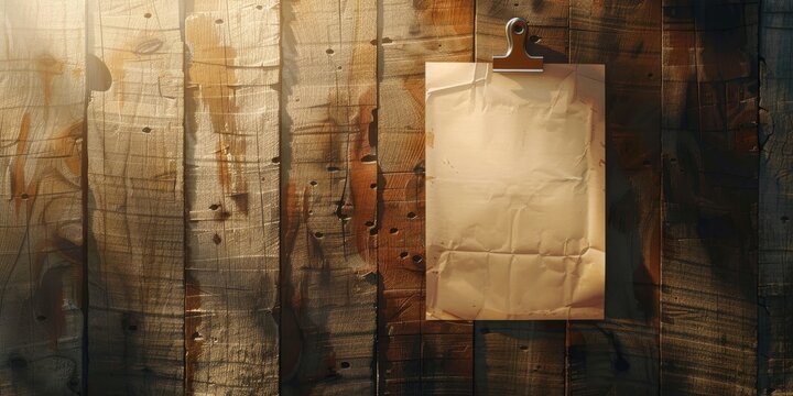 Noteboard with a blank note attached to it