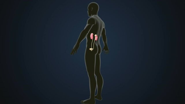 male human skeleton, ribs, gallbladder, skull and spine anatomy. 3d illustration