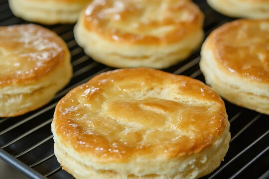 Newly made buttermilk biscuits