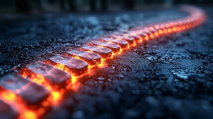 An image of the spine being compressed by a clamp, with the lower section glowing red to represent pain.