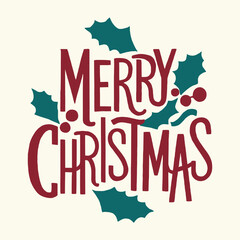 merry christmas t shirt design typography on an isolated white background 