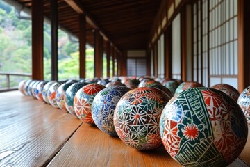 Temari a Japanese game of artistry