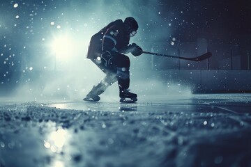 High res photo of an ice hockey athlete Sports idea