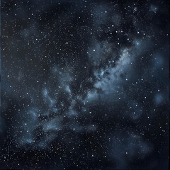 Obraz premium Celestial Symphony: A Mesmerizing Night Sky Illuminated by Countless Twinkling Stars and Intricate Constellations