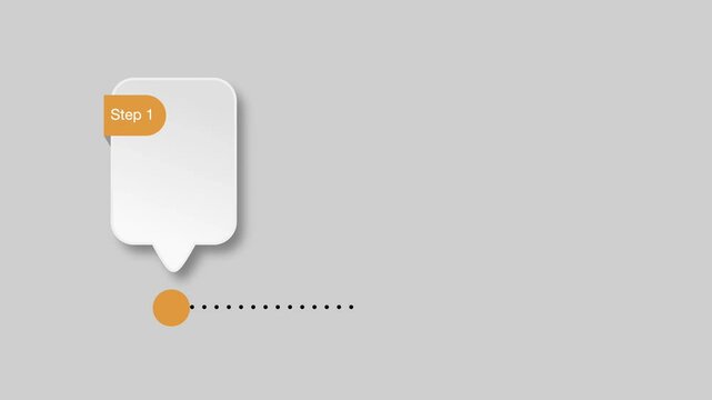 Business video infographics with multicolor triangle. animation visualization with 3 steps for diagram, flowchart, banner, presentations, web, content, levels, chart, graphic, 4k