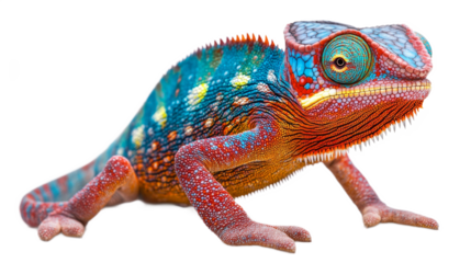 Colorful Chameleon with