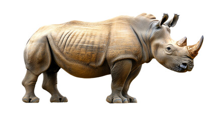Obraz premium White Rhinoceros Standing