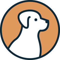 Creative Dog Minimalist Logo