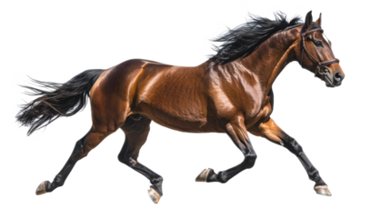 Bay Thoroughbred Racehorse