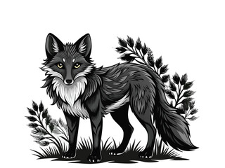wolf vector illustration