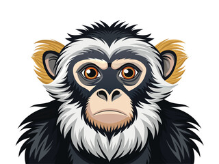 close up of a tamarin