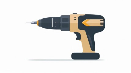 Illustration of a versatile power tool for home improvement projects and diy enthusiasts