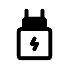 charger glyph icon