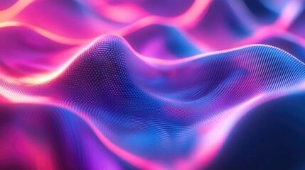 Close-up of a vibrating membrane with visible reverberations and dynamic wave patterns creating an abstract, fluid design.