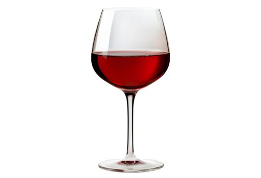 Glass of red wine. Celebration and Entertainment Concept.