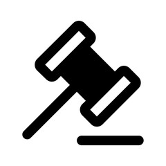 court glyph icon