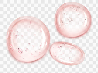 Cream texture stroke isolated on transparent background. Facial creme, foam, gel or body lotion skincare icon. Vector face cream cosmetic product smear swatch.