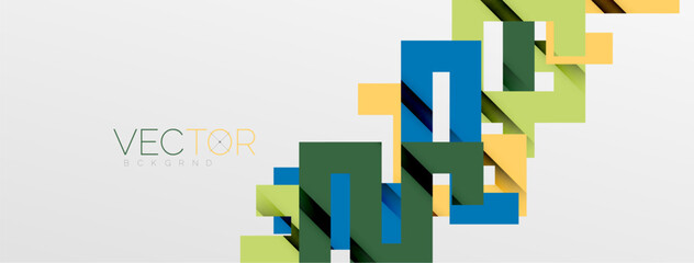 Color bend lines with shadow texture effect. Vector Illustration For Wallpaper, Banner, Background, Card, Book Illustration, landing page