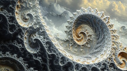 Fractal Rock Formation.