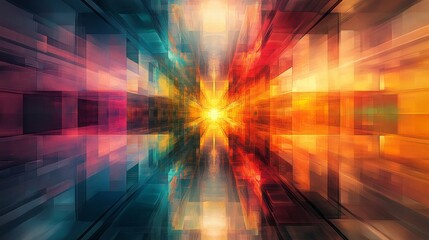 Abstract Tunnel Light.