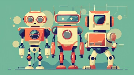 Friendly robot helping with different responsibilities showcasing the potential of robotics.