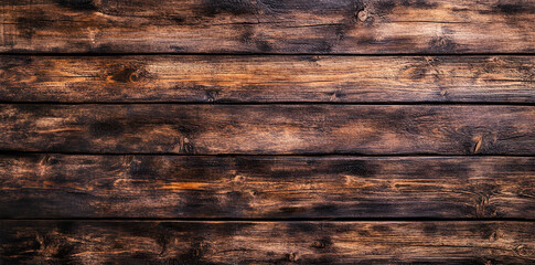 Old, Distressed Wooden Background with Deep Grain Texture, Dark Wood Planks with Rich Grain and Texture, Brown Wood Texture,  Abstract Background