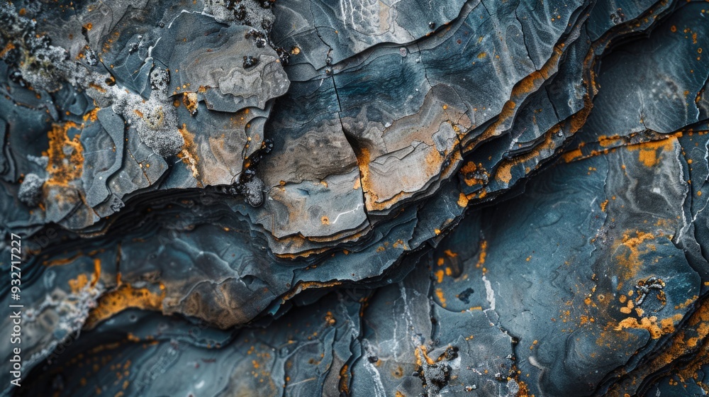 Poster abstract patterns in nature showcasing complex details and textures.