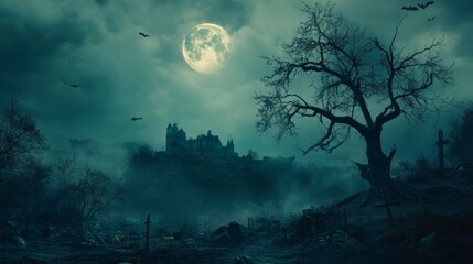 Obraz premium The concept of halloween day and national pumpkin day. Background for banner, ads, wallpaper, business, invitation, and many more