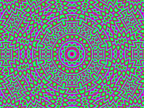 Abstract kaleidoscope patterns,. 4K Motion graphics background. Unique kaleidoscopic Animation. Beautiful bright ornament. seamless