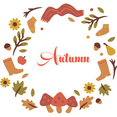 Fall/Autumn leaves vector. autumn leaf set. Vector illustration.