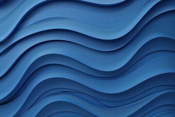 Fluid Azure Waves, a captivating abstract design featuring smooth, flowing blue patterns that evoke a sense of motion and tranquility, perfect for contemporary decor.