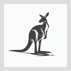 Kangaroo illustration vector