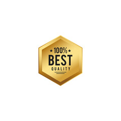 100% best quality premium golden luxury badge transparent image