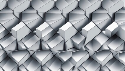 Fototapeta premium A futuristic high contrast seamless vector background