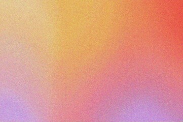 Yellow orange blue purple pastel color blurry and grain abstract gradient background texture. artistic illustration of the trendy colorful decoration. a design element for wallpaper.