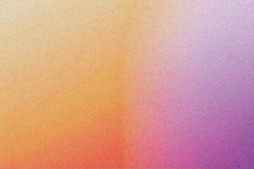 Yellow orange blue purple pastel color blurry and grain abstract gradient background texture. artistic illustration of the trendy colorful decoration. a design element for wallpaper.