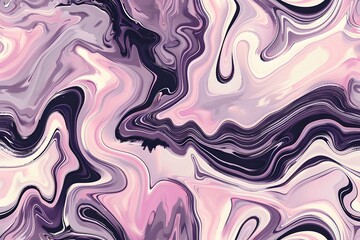 Obraz premium Abstract liquid marble texture background in light purple pastel color,