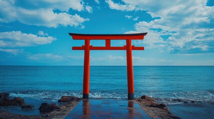 Torii Gate at the Ocean