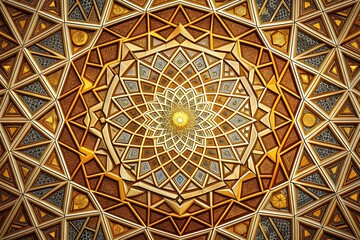 Precise lines and geometric shapes create harmonious balance, while symmetrical patterns evoke a sense of order and serenity, all underpinned by a minimalist aesthetic.