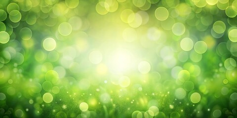 Obraz premium Soft blurred green background with dark borders and a light center, perfect for a refreshing spring or summer design